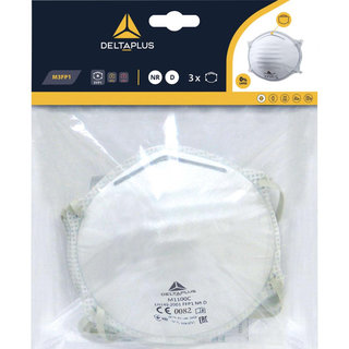 Delta Plus M3FP1 FFP1 Respirátor 3 ks