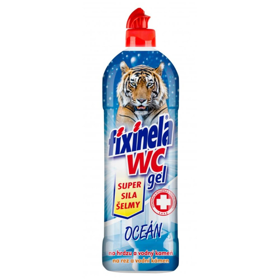 Fixinela WC gél Oceán na vodný kameň a hrdzu 750 ml