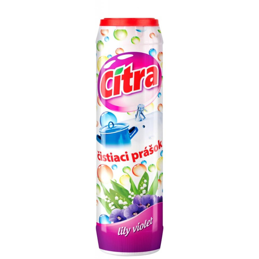 Citra Čistiaci prášok Lily violet 400g