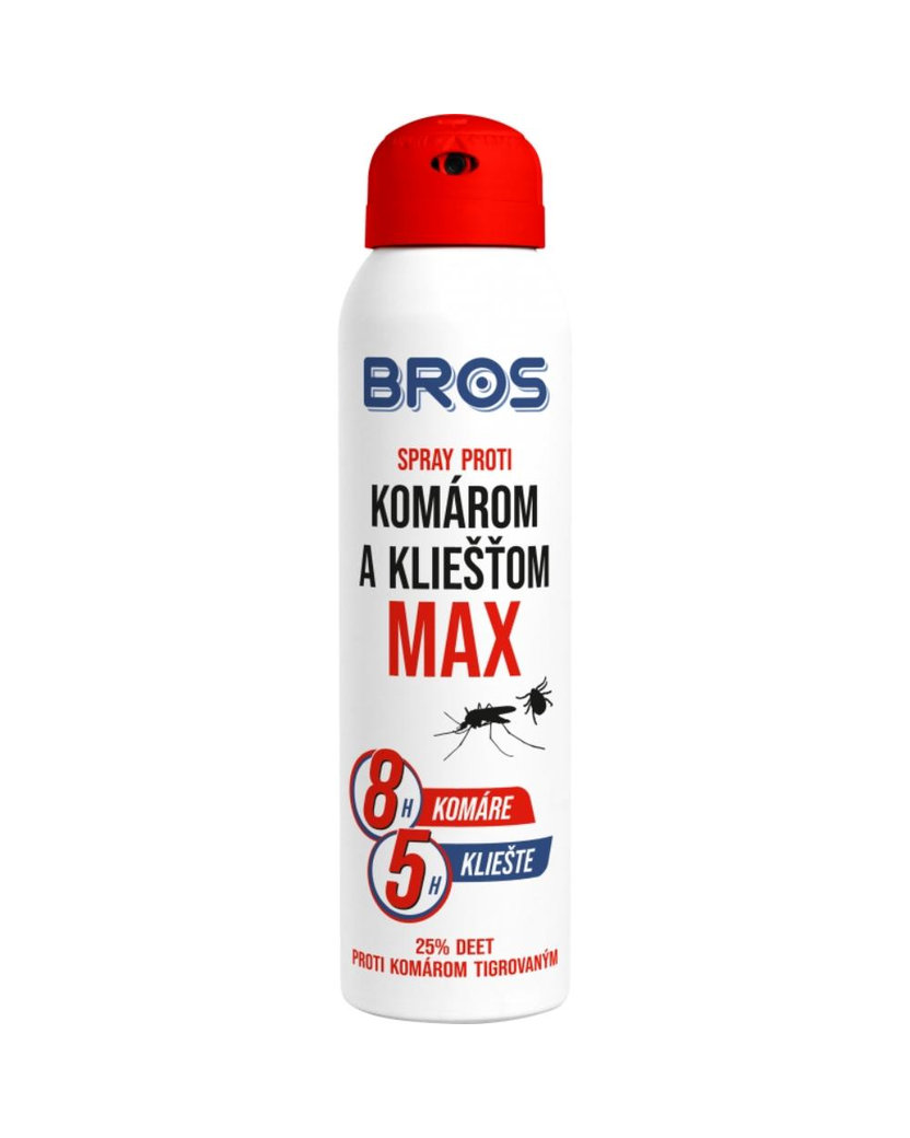 Bros Max Sprej proti komárom a kliešťom 90 ml