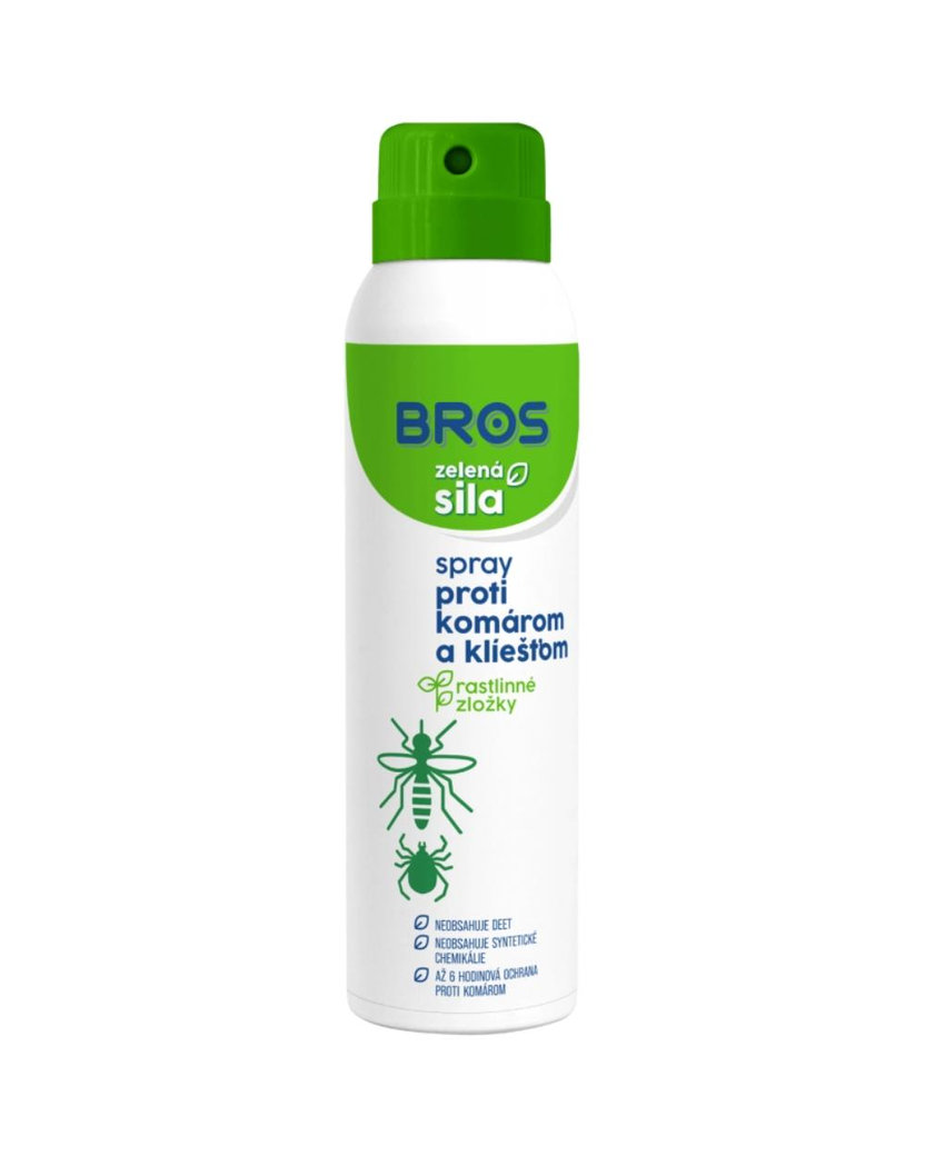 Bros Zelená sila Sprej proti komárom a klieštom 90 ml