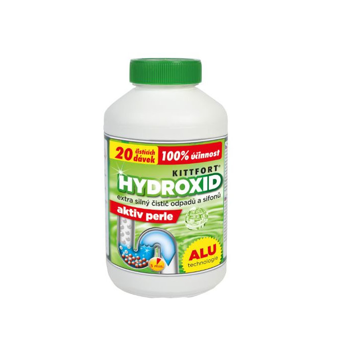Kittfort Hydroxid sodný perle ALU 1 kg