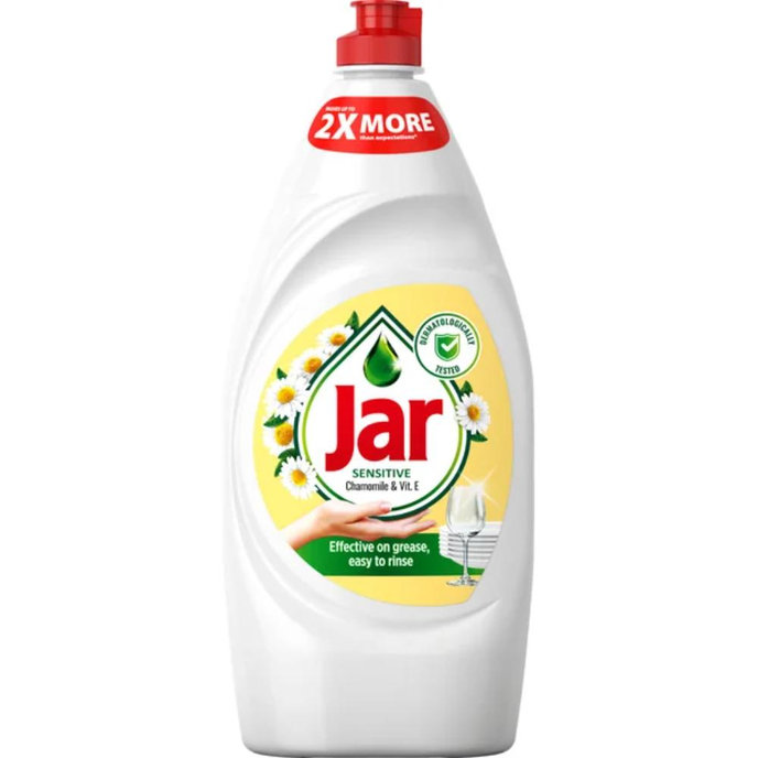 Jar Sensitive Chamomile & Vitamin E Prostriedok na riad 900 ml