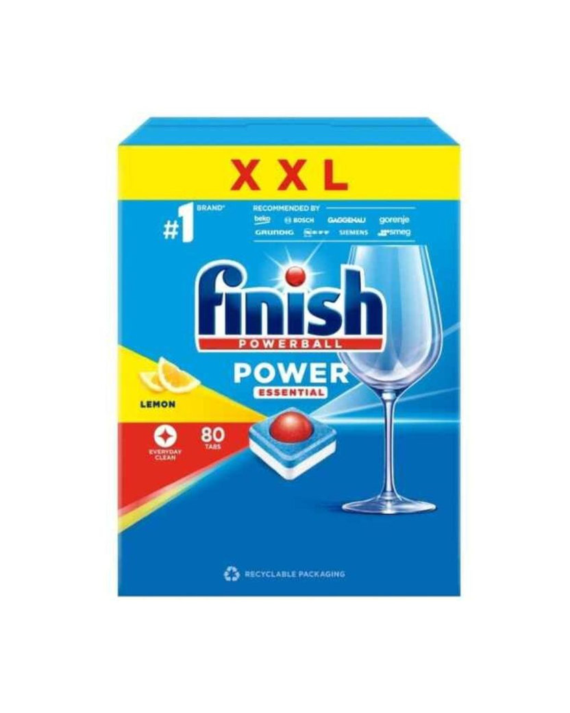 Finish Powerball Power Essential Lemon Tablety do umývačky 80 ks