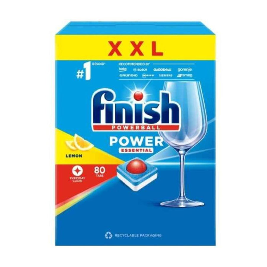 Finish Powerball Power Essential Lemon Tablety do umývačky 80 ks
