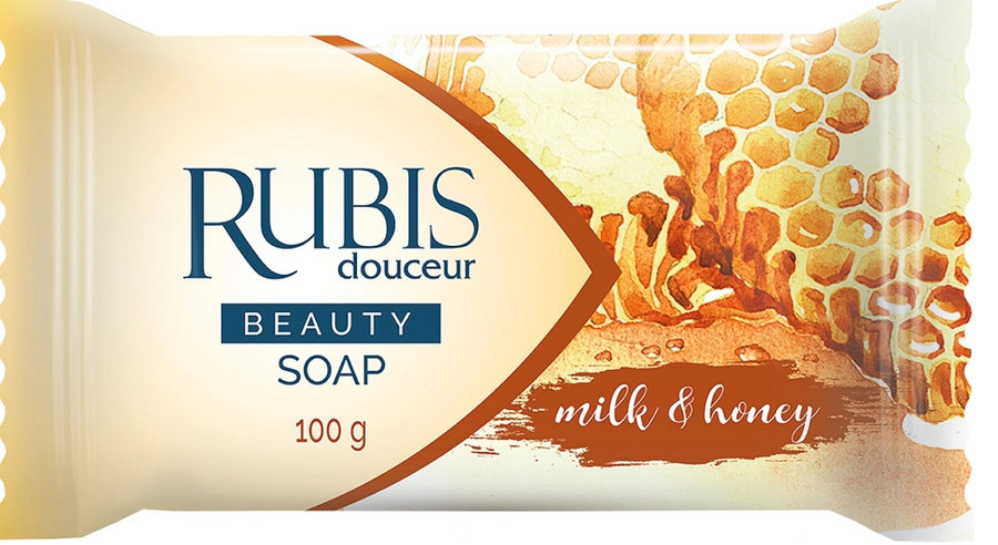 Rubis Care Tuhé mydlo Milk & Honey 100 g