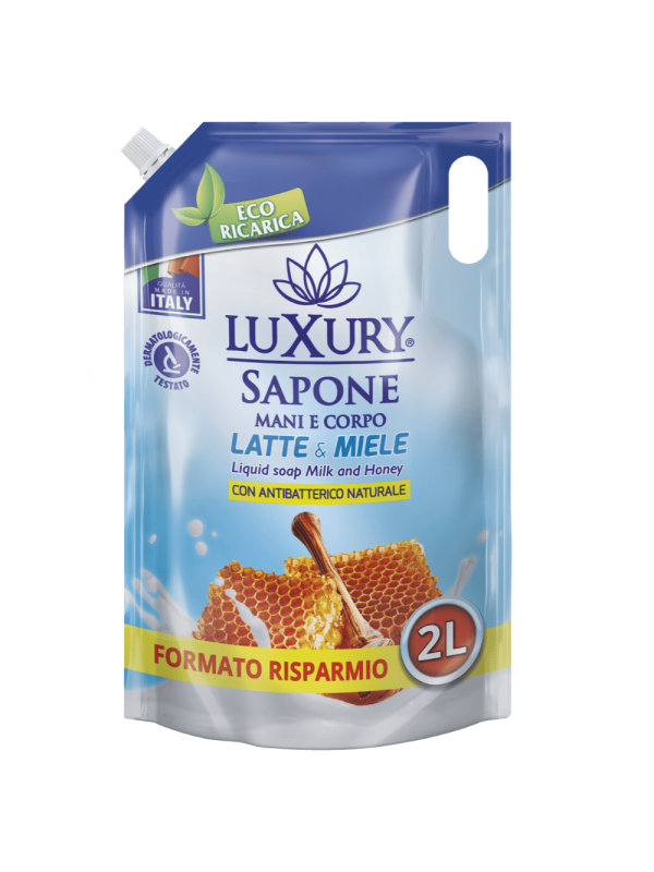 Luxury Tekuté mydlo NN Latte & Miele 2 l