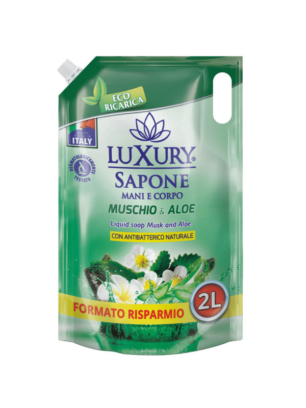 Luxury Tekuté mydlo NN Muschio & Aloe 2 l