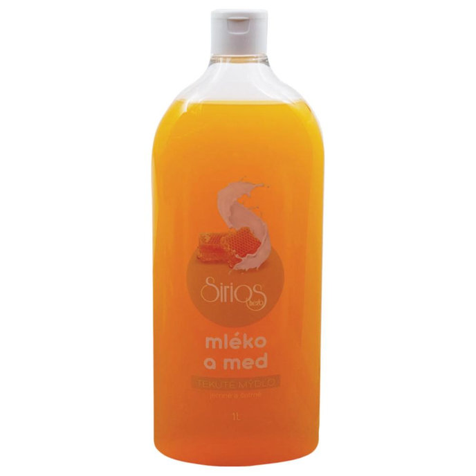 Sirios Herb Tekuté mydlo Mlieko a med 1 l