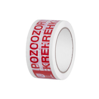Strend Pro Páska lepiaca, výstražná, " POZOR KREHKÉ/FRAGILE " 50 mm x 66 m