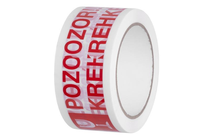 Strend Pro Páska lepiaca, výstražná, " POZOR KREHKÉ/FRAGILE " 50 mm x 66 m
