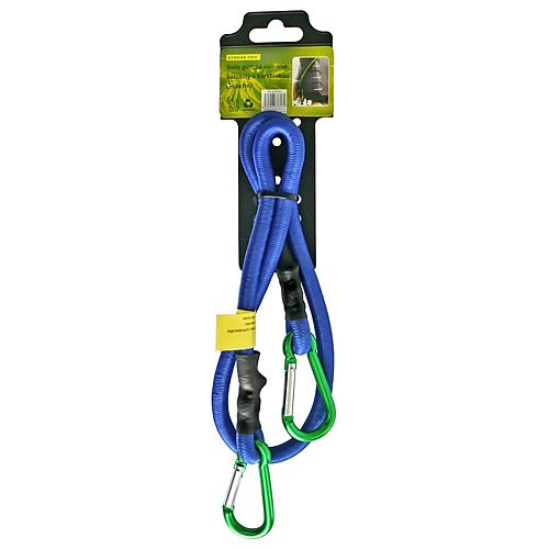 Strend Pro Guma upínacia GB012, 10 mm, 100 cm, s karabínkami, nos. 12kg