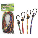 Strend Pro Guma upínacia LB345, 8 mm, 4x 100 cm, s oceľovými háčikmi, nos. 7 kg