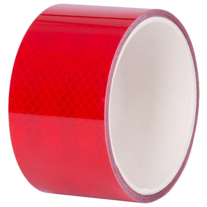 Strend Pro Páska reflexná, samolepiaca, extra viditeľná, červená, 50 mm x 2 m