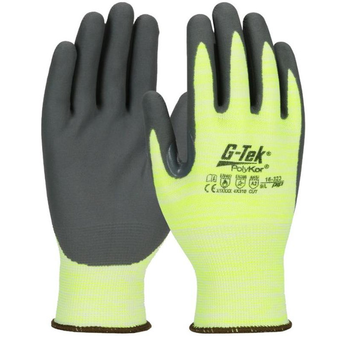 G-Tek PolyKor 16-323-EN Reflexné protiporezné rukavice