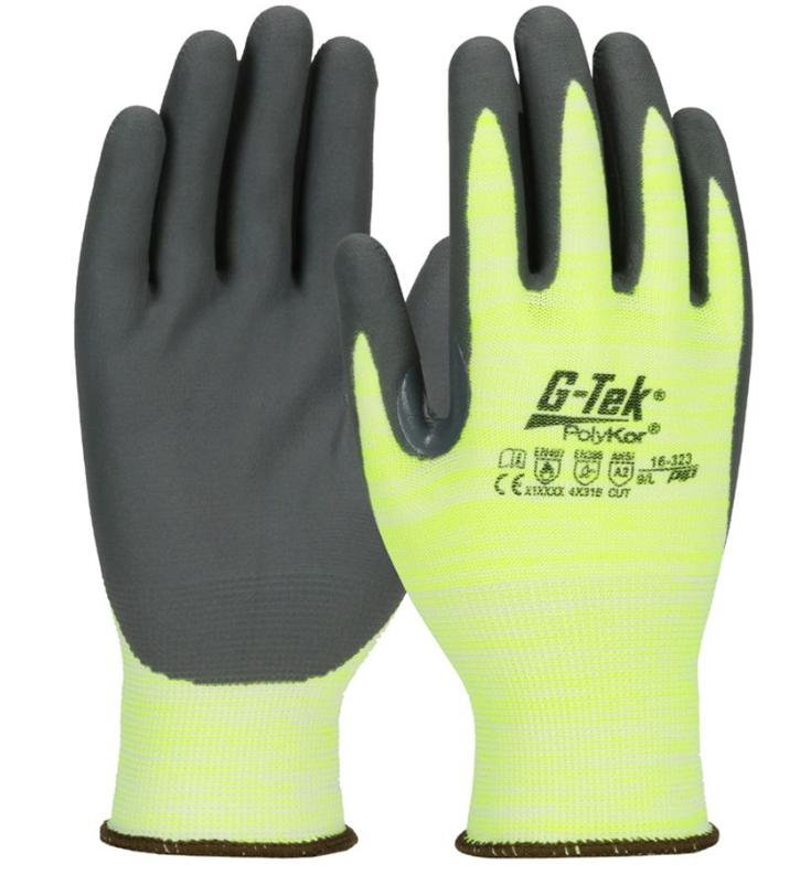 G-Tek PolyKor 16-323-EN Reflexné protiporezné rukavice