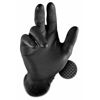 Grippaz 246BK Jednorazové nitrilové rukavice 50 ks