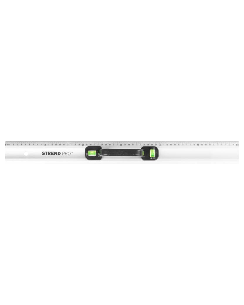 Strend Pro Pravítko FSC-06, 600 mm, s vodováhou, Alu