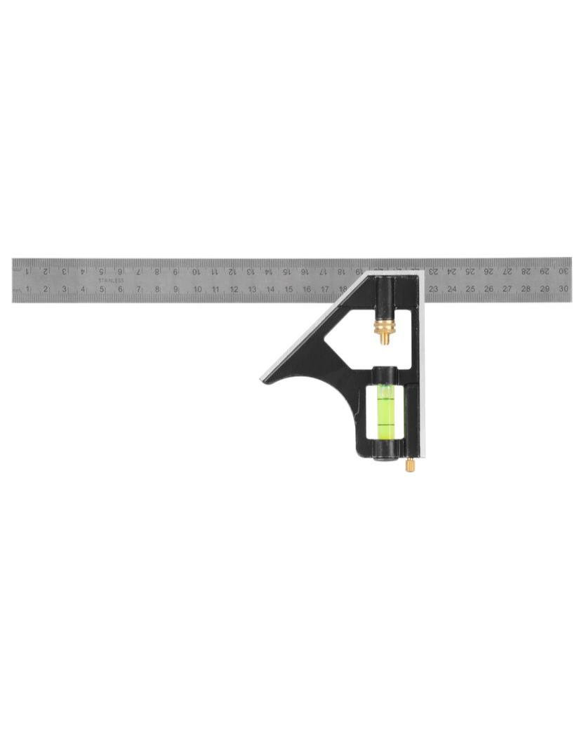 Strend Pro Uholník FSC-13, 300 mm, stolársky, s vodováhou