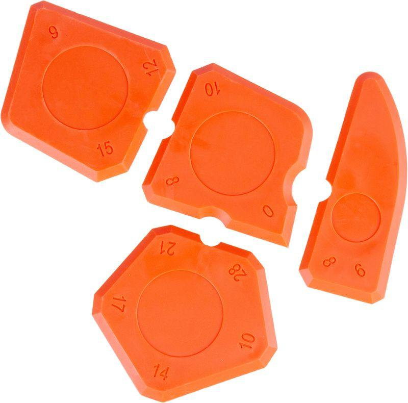 Strend Pro Sada stierok, na silikón a tmel, 4 ks