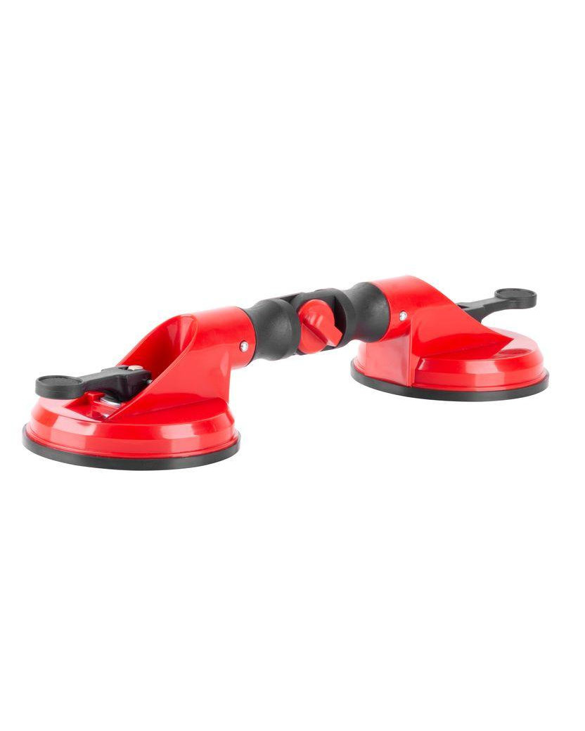 Strend Pro Držiak skla CU682, prísavný, 2 kupolový, 127 mm, 115x370 mm, nastaviteľný uhol