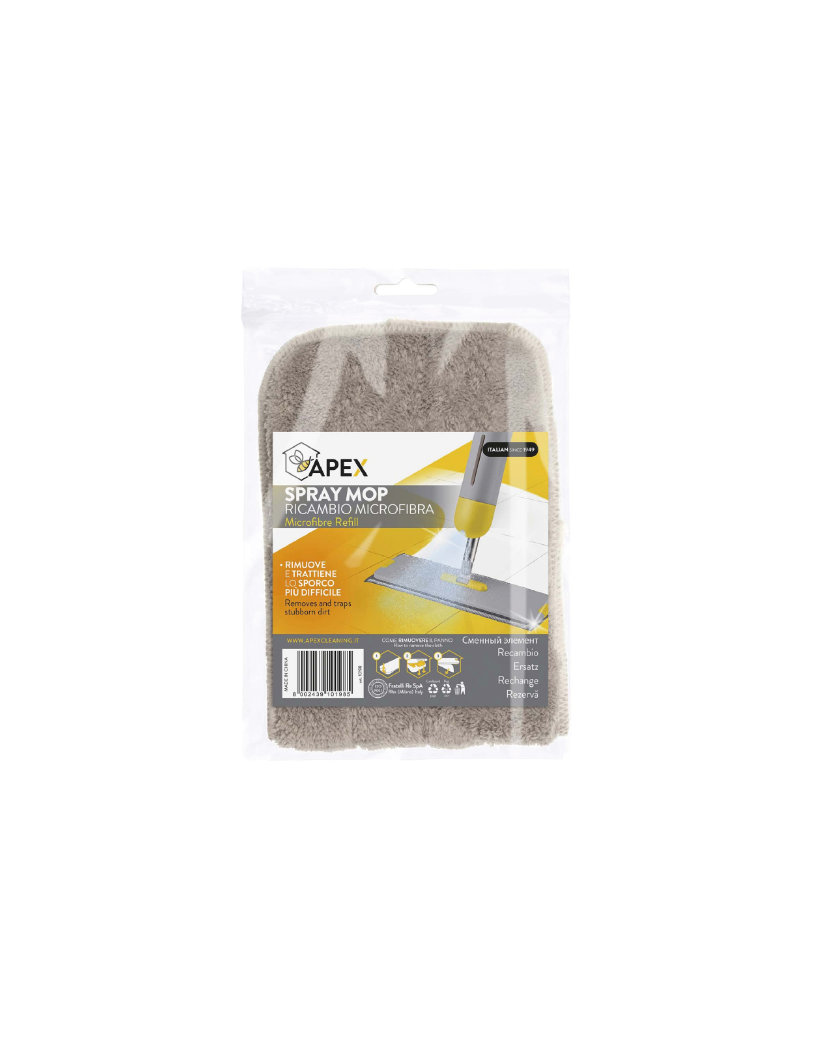 Apex Náhradný poťah k SPRAY mopu, mikrovlákno 40cm
