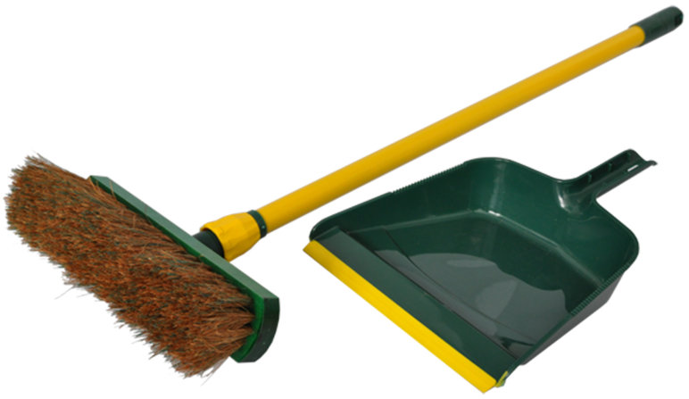 Botanika Zmeták 28cm + lopatka + teleskopická násada