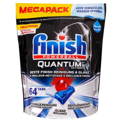 Finish tablety Quantum Ultimate Regular Tablety do umývačky riadu 64 ks