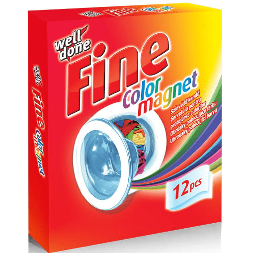 Well Done FINE Obrúsky do práčky pohlcujúce farbu 12 ks