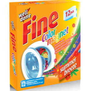 Well Done FINE Summer Breeze Obrúsky do práčky pohlcujúce farbu 12 ks