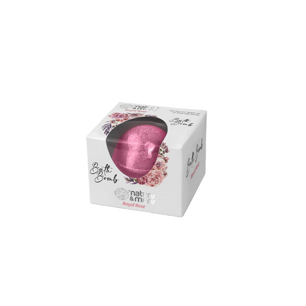 Nature & More Bomba do kúpeľa Royal Rose 85 g