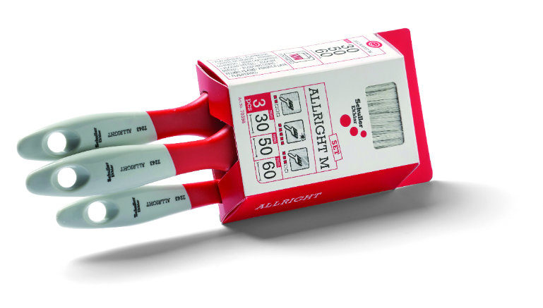 Schuller Eh'klar Allright M SET 3 štetce 30/50/60 mm