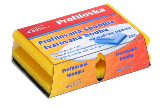 Cedric Špongia profilovaná 2 ks