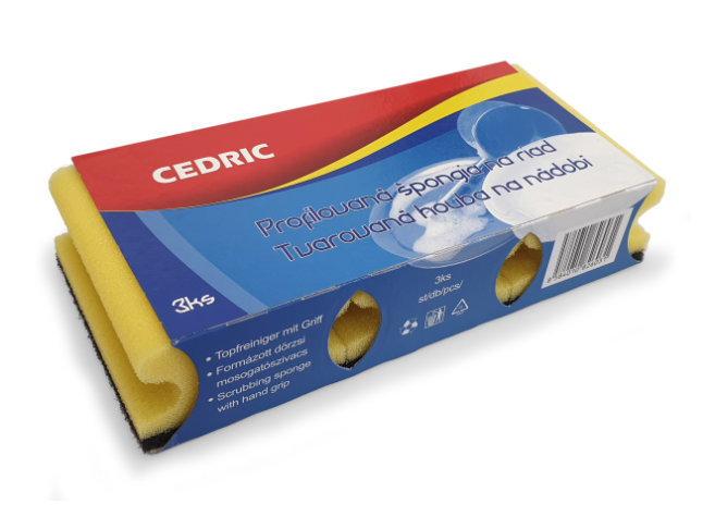 Cedric Špongia profilovaná 3 ks
