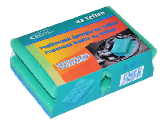 Cedric Špongia profilovaná na teflón 2 ks