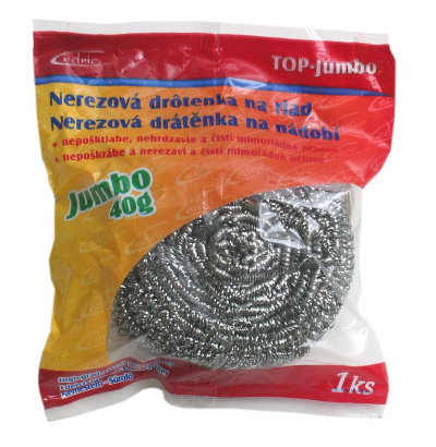 Cedric Drôtenka nerezová TOP Jumbo 1 ks