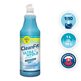 CleanFit Ultra Mydlo na ruky koncentrát 1 L