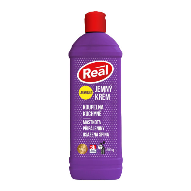 Real Jemný Levanduľa Čistiaci krém 600 g