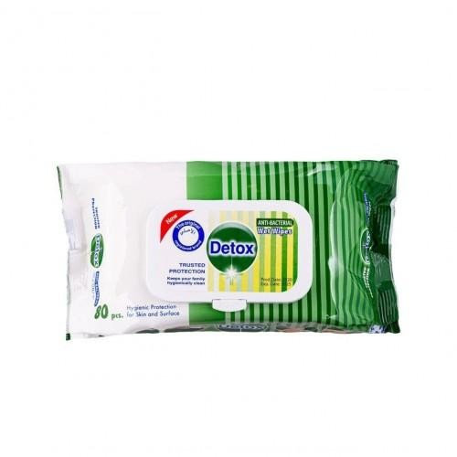 Fresch Detox Pine Antibakteriálne vlhčené utierky 80 ks