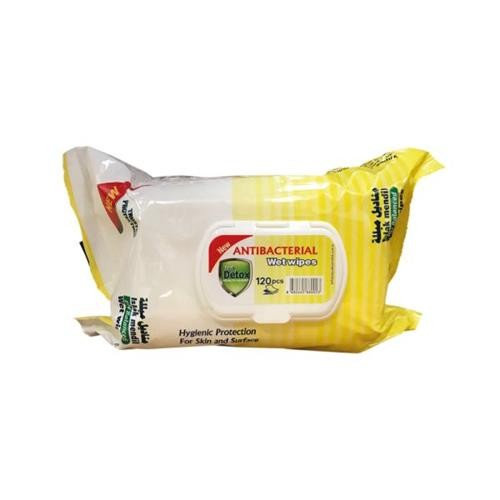 Fresch Detox Lemon Antibakteriálne vlhčené utierky 80 ks