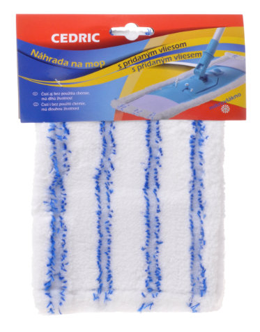 Cedric Poťah na plochý mop mikrovlákno s pridaným vliesom