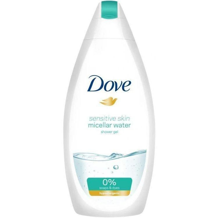 Dove Sensitive Skin Micellar Water Sprchový gél 250 ml