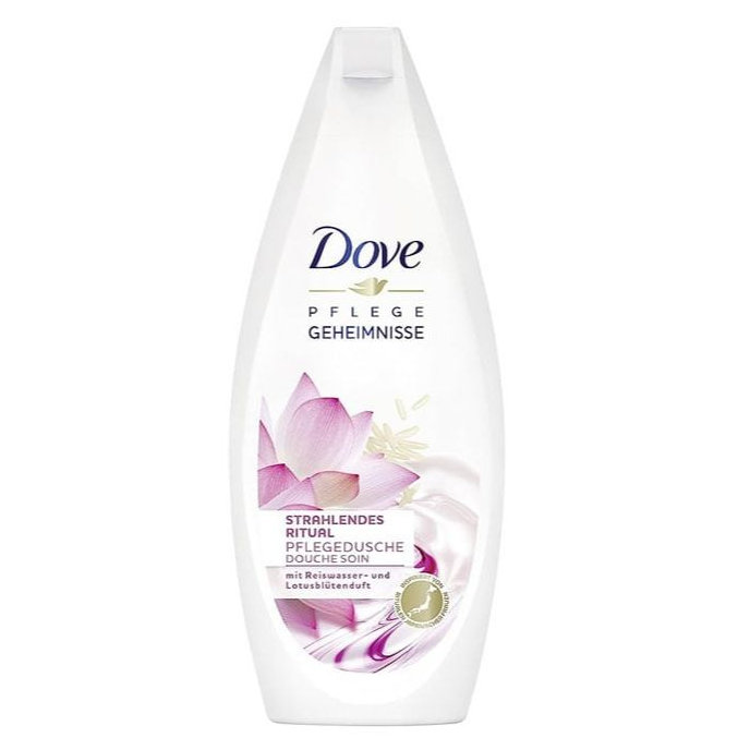 Dove Glowing Ritual Lotus flower & Rice water Sprchový gél 250 ml