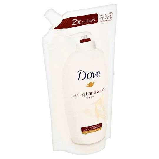 Dove Silk Supreme Tekuté mydlo náhradná náplň 500 ml