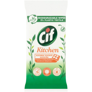 Cif Nature Kuchyňa Čistiace vlhčené utierky 36 ks
