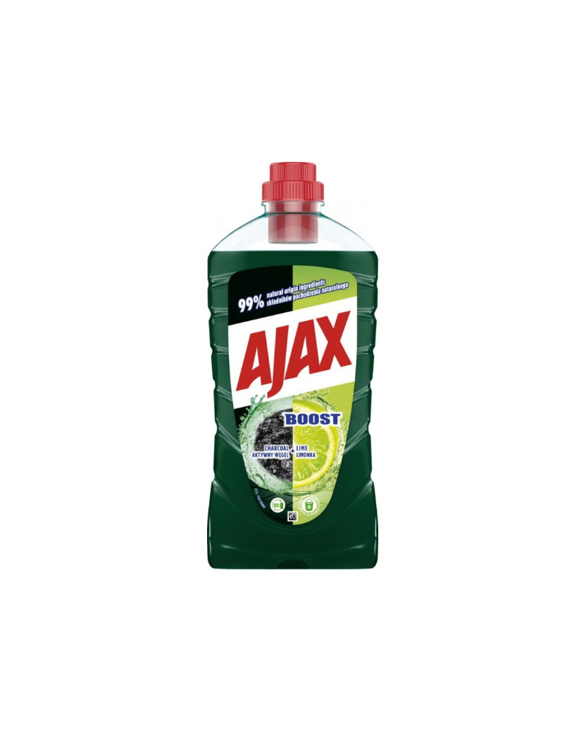 Ajax Boost Charcoal + Lime Univerzálny čistiaci prostriedok 1 L