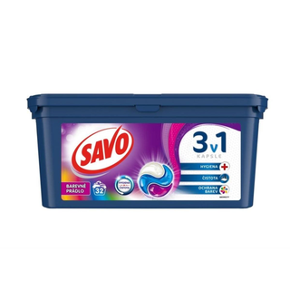 Savo trio-kaps Color Kapsule na pranie 32 ks