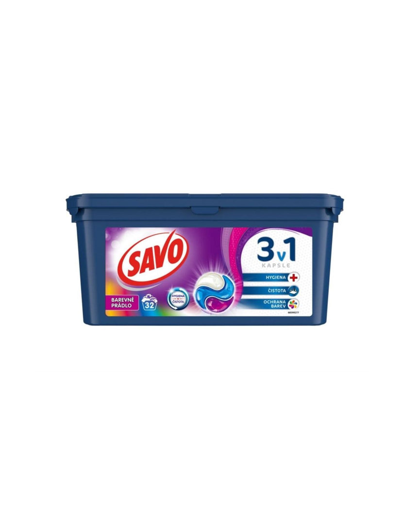 Savo trio-kaps Color Kapsule na pranie 32 ks