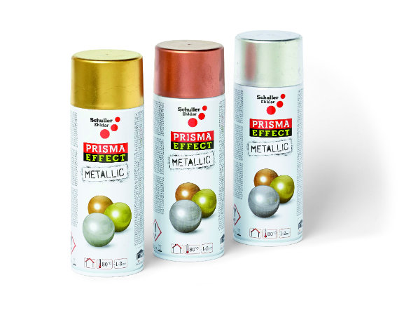 Schuller Eh'klar Prisma Effect Metallic Pro Akrylová farba 400ml zlatá