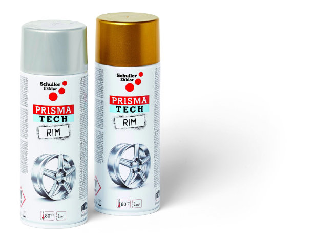 Schuller Eh'klar Prisma Tech Rim Sprej na disky 400ml strieborný